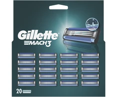 Skustuvo vyrams galvutės Gillette Mach3, 20 vnt.