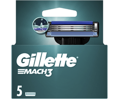 Gillette Mach3 Skustuvo Vyrams Galvutės, Papildomi Peiliukai, 5 Vnt.