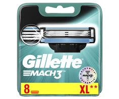 Skustuvo galvutės Gillette MACH3, 8 vnt.