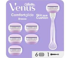 Skustuvas moterims Gillette Venus ComfortGlide Breeze + 6 keičiamos galvutės