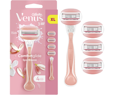 Gillette Venus ComfortGlide Spa Breeze Skustuvas + Galvutės 4 vnt