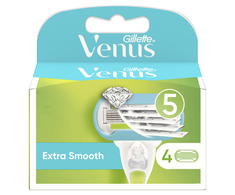 Gillette Skustuvo galvutės VENUS Extra Smooth, 4 vnt.