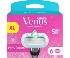 Gillette Venus Party Edition Skustuvo Keičiamos Galvutės, 6 vnt.