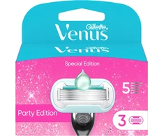 Gillette Venus Party Edition Skustuvo Keičiamos Galvutės, 3 vnt.
