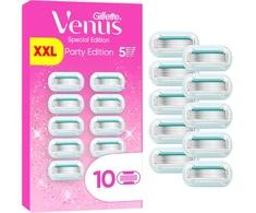Gillette Venus Party Edition skustuvo keičiamos galvutės, 10 vnt.