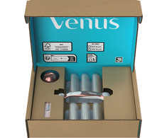 Gillette Venus Pro Smooth Sensitive Skustuvas, 6 Keičiamos Skustuvo Galvutės, Sieninis Laikiklis, Peiliukų Laikiklis