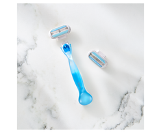 Gillette Venus Smooth Sensitive Rožinė, 4 Atsarginiai Peiliukai