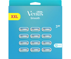Gillette Venus Smooth Skustuvo Keičiamos Galvutės, 12 vnt.