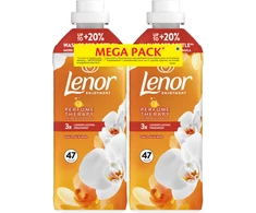 LENOR audinių minkštiklis Gold Orchid &amp; Vanilla 2 x 987 ml (94 Skalbimai)