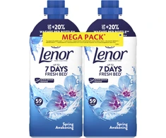 LENOR Audinių minkštiklis "Spring Awakening" 2x1.239 L (118 Skalbimų)