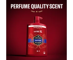 Old Spice Captain Dušo Želė Ir Šampūnas Vyrams, 4x1000 ml