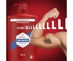 Old Spice Whitewater Dušo Želė Ir Šampūnas Vyrams, 4x1000 ml