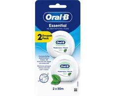 Oral-B Essential Mint Dantų Siūlas, Su Vašku, 2×50 m