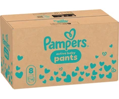 Pampers Active Baby Pants Sauskelnės, 8 Dydis, 112 vnt.