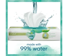 Pampers Harmonie Aqua Servetėlės Kūdikiams, 48 Servetėlės