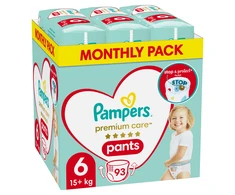 Sauskelnės-kelnaitės Pampers Premium Care 6 dydis, 15+ kg, 93 vnt.