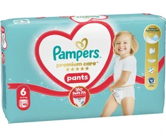 Pampers Premium Care Sauskelnės-Kelnaitės, 6 Dydžio, 46 vnt.