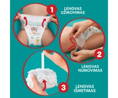 Sauskelnės-kelnaitės Pampers, 7 dydis, 15+ kg, 114 vnt.