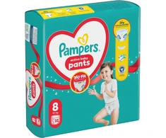 Sauskelnės-kelnaitės Pampers Pants, 8 dydis, 17+ kg, 32 vnt.