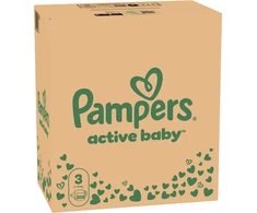 Sauskelnės Pampers Active Baby 3 dydis, 6-10kg, 208 vnt.