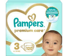 Sauskelnės Pampers Premium Care 3 Dydis (Midi), 5–9 Kg, 120vnt.
