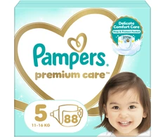 Sauskelnės Pampers Premium Care 5 Dydis, 11–18 Kg, 88 Vnt.