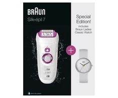 Epiliatorius su pincetu kūnui Braun Silk-epil 7-521 (baltos spalvos)
