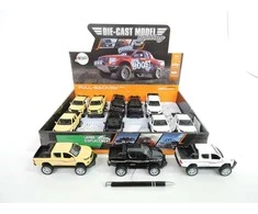 Lean Toys Visureigis automobilis Die-Cast Model, įvairių spalvų