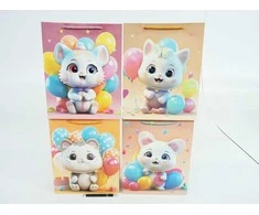 Wktorebki AST. KREPŠYS x 12 PREZENT. 32x16x10 cm Koty balony