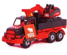 Polesie AUTO rinkinys su burtų lazdele + ekskavatorius, 45x16x24 cm, sia.