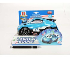 BB JUNIOR Automobilis Divo Bugatti šviečianti ir grojanti, mėlyna, 16-81208