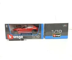 Bburago Jokomisiada Alfa Romeo Giulia GTAm Quadrifoglio licensed red 1:18 ZA5991 modelis