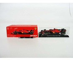 BBURAGO 1:24 automodelis Ferrari SF-23 F1 su šalmu #16 Charles Leclerc, 18-26808
