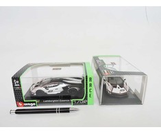 Bburago Lamborghini Essenza SCV12 baltas-juodas 1:32 BBURAGO