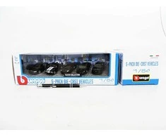 BBU 1:64 BBurago 5 pakuočių BlackCollection 59150BK