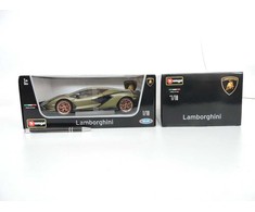 Bburago Lamborghini Sin FKP 37 1:18 mastelio automobilio modelis, Electric Gold (18-11046)