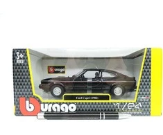 *BBURAGO metal.,1:24, Ford Capri, 1982, juoda