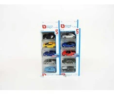 *BBURAGO metal.1:64 TRANSPORTO PRIEMONĖS 5 vnt., 2 vnt.