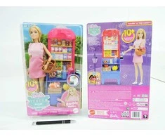 Mattel Barbie Barbė – draugystės receptas Malibu pirkinių rinkiniui – (960-2516)