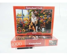 Castorland dėlionė Blooming Cat Meditation 1000 det