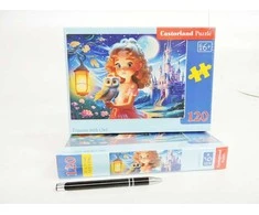 Castorland Dėlionė 120 vnt. - Princesė su pelėda