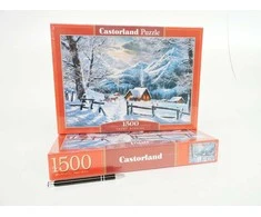Castorland Dėlionė 1500 vnt. - Snieguotas rytas