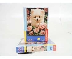Castorland dėlionė Pomeranian Puppy in Roses 300 det.