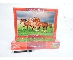 Castorland dėlionė Horses in Spring Rush 500 det