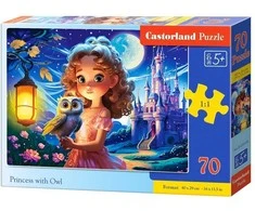 Castorland Dėlionė 70 vnt. - Princesė su pelėda
