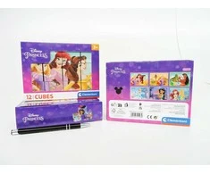 Clementoni CLE Cubi blokeliai 12 Disney Princess 41197
