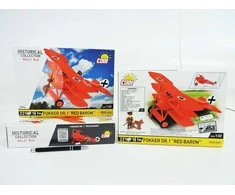 Cobi Klocki Fokker Dr.1 Raudona Baron 221 blokai