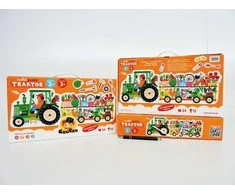 Dėlionė CzuCzu Moto puzzle Tractor moto puzzle for children 24 pieces ZA5555