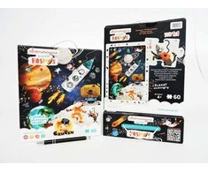 Dėlionė CzuCzu Observational puzzle Space 60 pieces + educational poster ZA5560