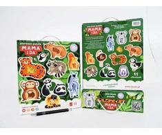 CzuCzu Pirmoji dėlionė Mama ir aš 18+ mėnesių 22 vienetai gyvūnaiZA5557